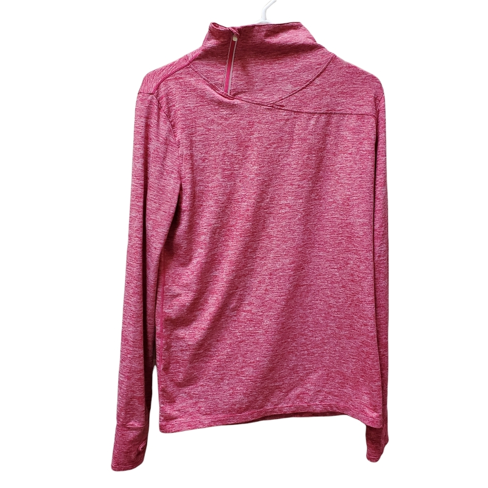 OISELLE | Pink Dry Fit Long Sleeve Pullover Sweater | Large